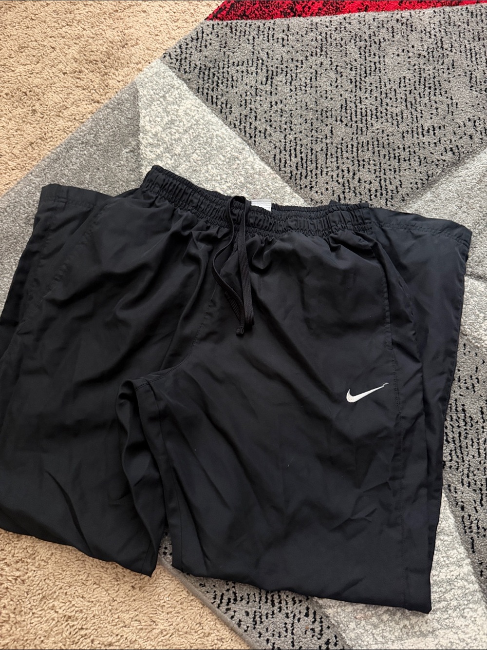 Nike Sportswear Woven Track Pants Men's Black